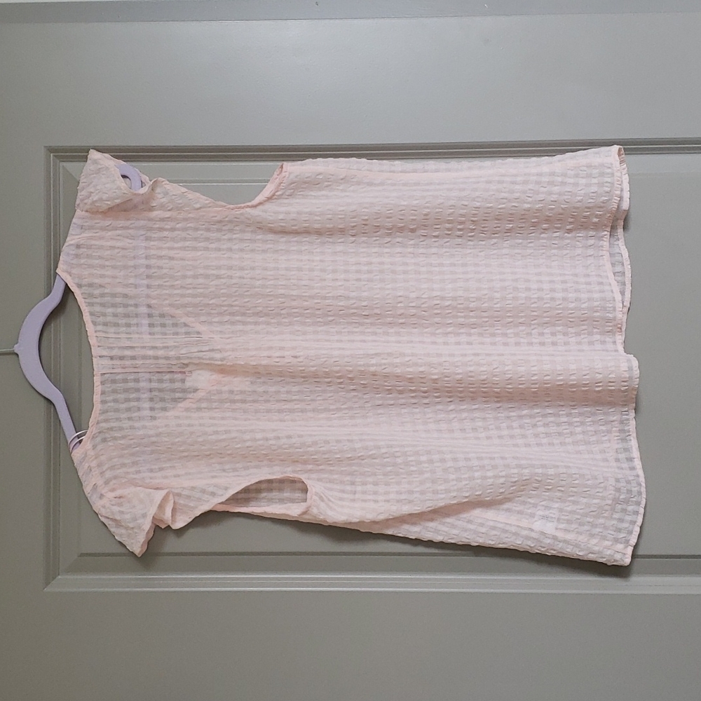 NWT Elle Light Pink/Salmon Blouse - Picture 2 of 9